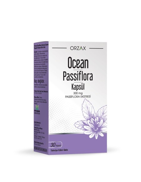 Ocean Passiflora 300 mg 30 Kapsül (S.K.T 03-2025)