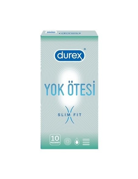 Durex Yok Ötesi Slim Fit Prezervatif 10 Adet