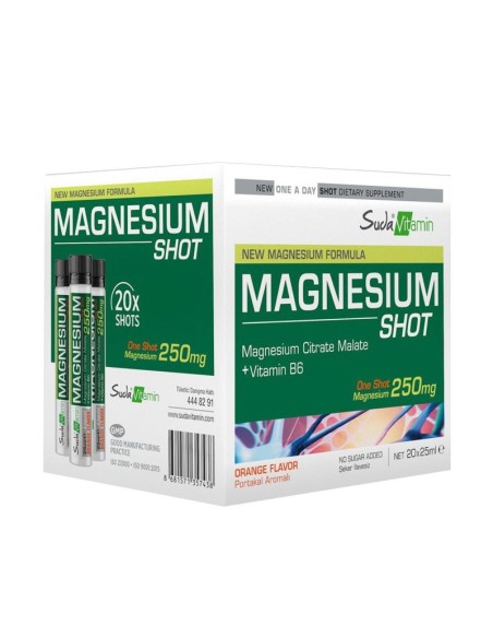 Suda Vitamin Mganesium Shot 20x25 ml (S.K.T 02-2025)