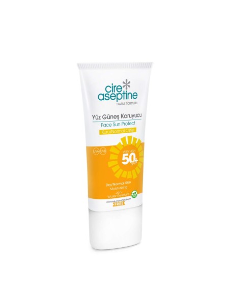 Cire Aseptine Yüz Güneş Koruyucu Spf50+ Kuru ve Normal Ciltler 50 ml