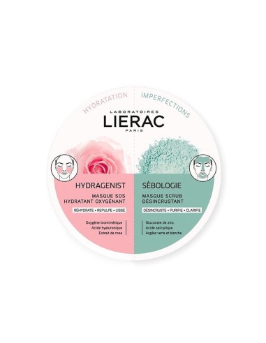 Lierac Hydragenist & Sebologie Mask 2x6 ml