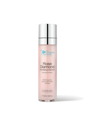 The Organic Pharmacy Rose Diamond Exfoliating Cleanser 50 ml (S.K.T 12-2024)