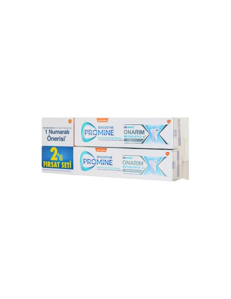 Sensodyne Promine Onarım Beyazlatıcı 75 ml ( 2'li Fırsat Seti ) (S.K.T 10-2024)