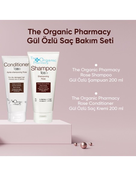 The Organic Pharmacy Gül Özlü saç Bakım Seti