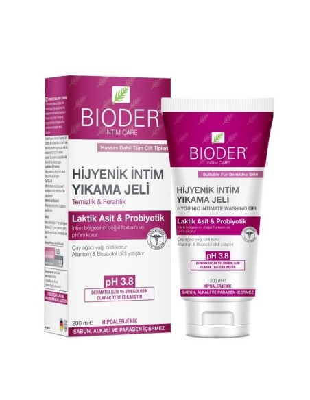 Bioder Hijyenik İntim Yıkama Jeli 200 ml