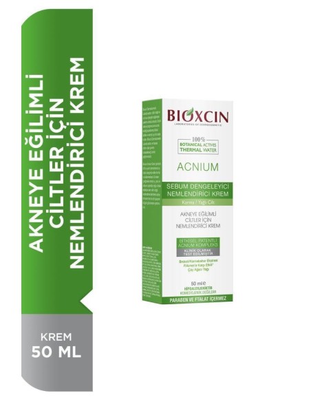 Bioxcin Acnium Sebum Dengeleyici Nemlendirici Krem 50 ml