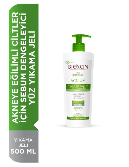 Bioxcin Acnium Sebum Dengeleyici Yüz Yıkama Jeli 500 ml