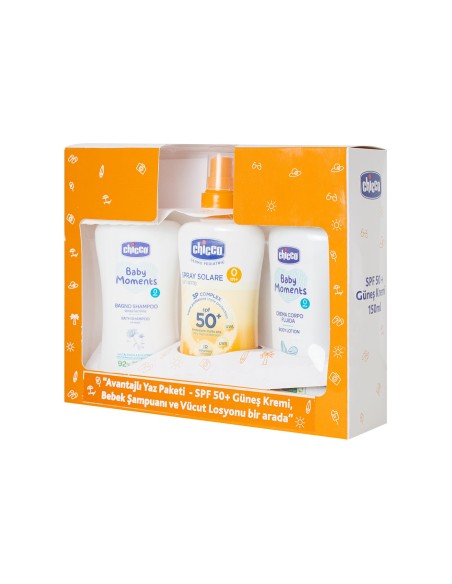 Chicco Güneş Kremi Spf50+ Avantajlı Yaz Paketi