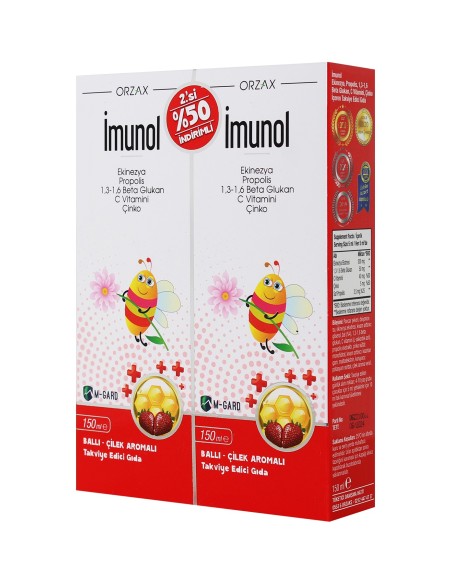 Ocean Imunol Şurup 150 ml ( 2 'li Set ) (S.K.T 06-2024)