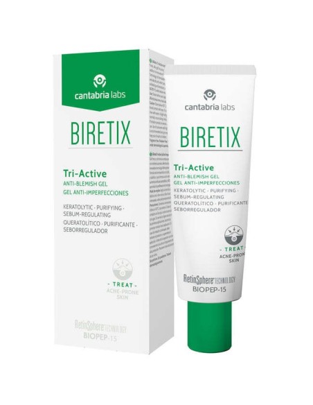 Biretix Tri-Active Anti Blemish Gel ( Leke Karşıtı Jel ) 50 ml (S.K.T 08-2024)