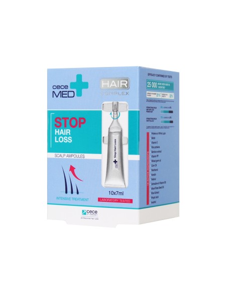 CeceMed Stop Hair Loss Scalp Ampoules Saç Dökülme Karşıtı Ampul 10x7ml