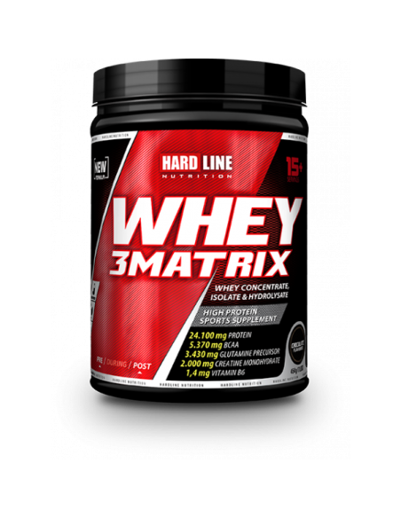 Hardline Whey 3Matrix ( Çikolata Aromalı ) 454 Gr