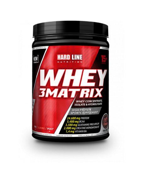 Hardline Whey 3Matrix ( Çilek Aromalı ) 454 Gr