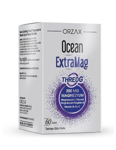 Ocean ExtraMag Threog Takviye Edici Gıda 60 Tablet