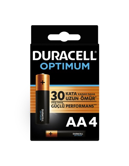 Duracell Optimum Alkalin AA Kalem Piller 4'lü Paket