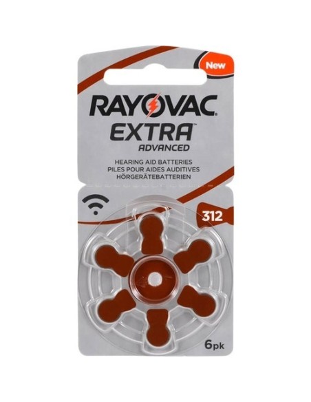 Rayovac Extra İşitme Cihazı Pili 6'lı No: 312