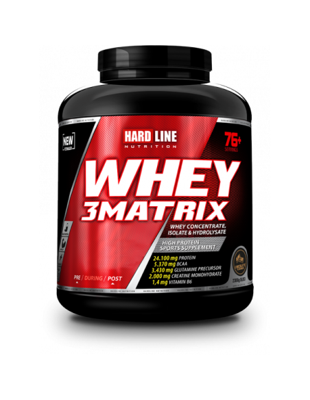 Hardline Whey 3Matrix 2300gr Çikolata