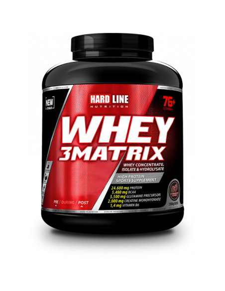 Hardline Whey 3Matrix 2300gr Çilek