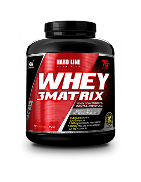 Hardline Whey 3Matrix 2300gr Muz