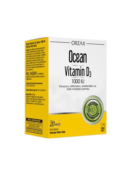 Ocean Vitamin D3 1000 IU 20 ML Sprey