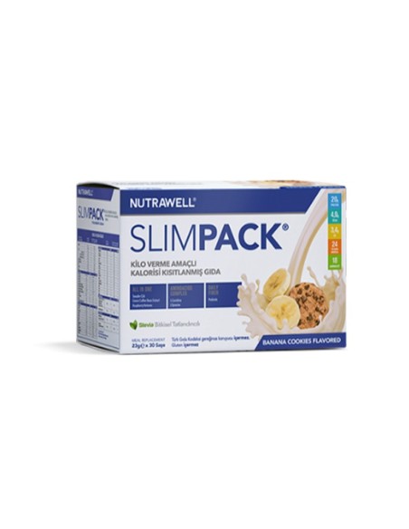 Nutrawell Slimpack 22 gr x 30 Şase Muzlu Kurabiyeli