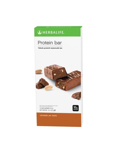 Herbalife Protein Bar 14 x 35g Çikolatalı Yer Fıstıklı