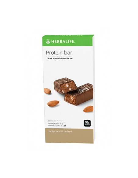 Herbalife Protein Bar 14 x 35g Vanilya Aromalı Bademli