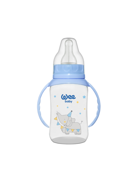 Wee Baby Klasik Kulplu PP Biberon 150 ml ( 744 ) Mavi