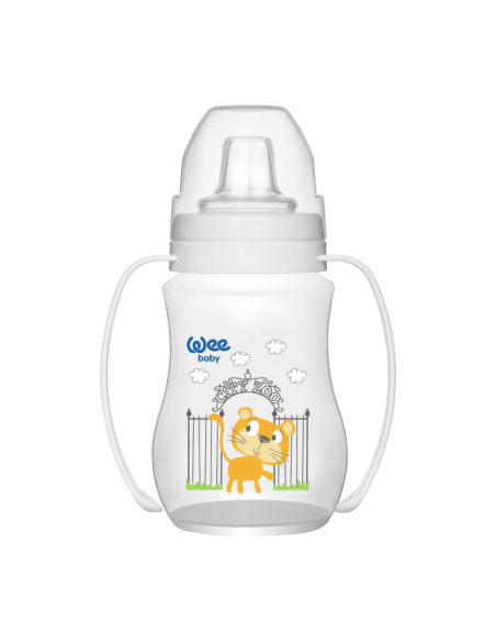 Wee Baby Akıtmaz PP Alıştırma Bardağı 6+Ay 250 ml (754 ) Beyaz