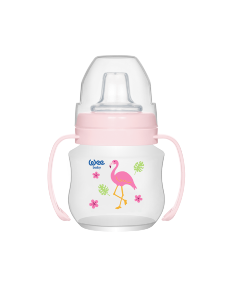 Wee Baby  Akıtmaz PP Alıştırma Bardağı 6+Ay 125 ml Pembe