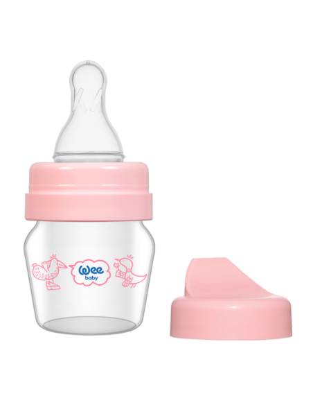 Wee Baby Mini Cam Alıştırma Bardağı Seti 0-6 Ay 30 ml ( 792 ) Pembe