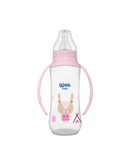 Wee Baby Klasik Kulplu PP Biberon 270 ml ( 745 ) Pembe