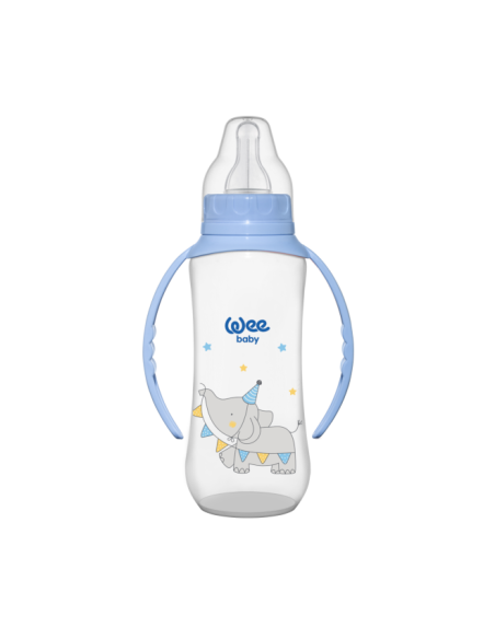 Wee Baby Klasik Kulplu PP Biberon 270 ml ( 745 ) Mavi