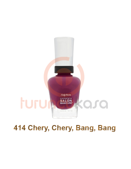 Sally Hansen Complete Salon Manicure Oje 414 Cherry , Chery , Bang, Bang