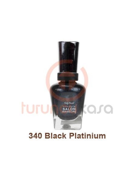 Sally Hansen Complete Salon Manicure Oje 340 Black Platinum