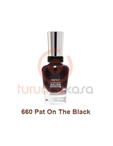 Sally Hansen Complete Salon Manicure Oje 660 Pat on The Black