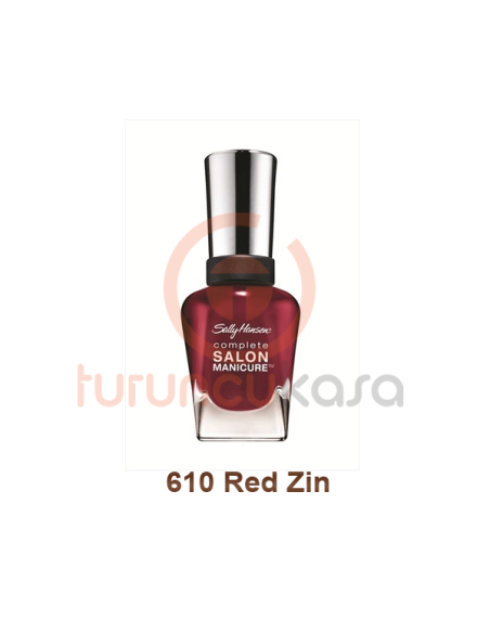 Sally Hansen Complete Salon Manicure Oje 610 Red Zin