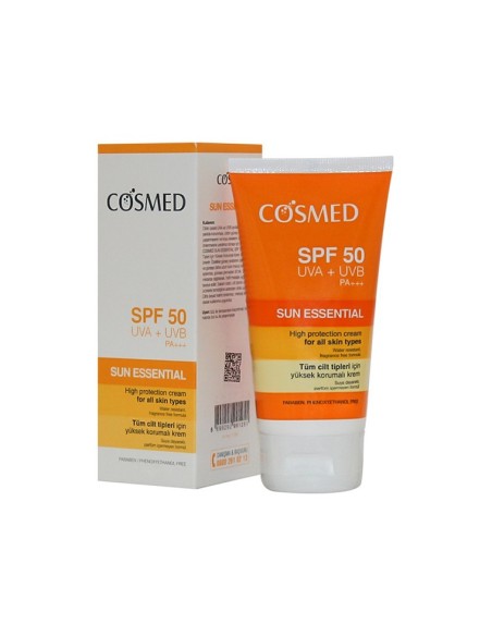 Cosmed Sun Essential SPF 50+ Tüm Cilt Tipleri İçin Güneş Kremi 50 ML