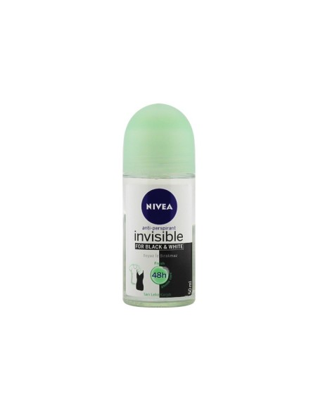 Nivea Invisible For Black & White Deo Roll On 50 ml Fresh