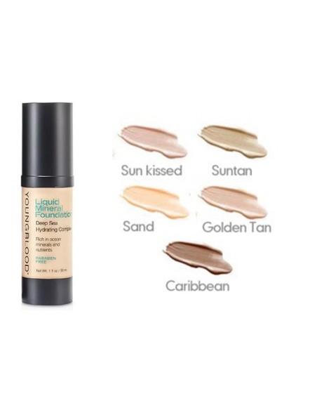 Youngblood Likit Mineral Fondöten 30ml Caribbean-Çok Koyu Bronz