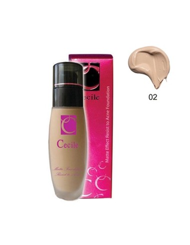 Cecile Matte Effect Resist to Acne Foundation 02