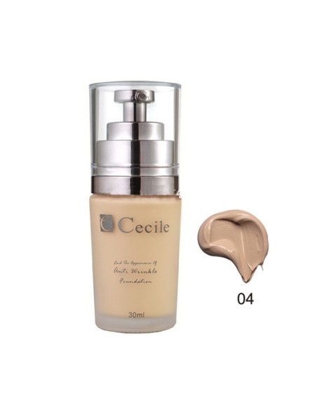 Cecile Anti Wrinkle Foundation Kırışıklık Önleyici Fondöten 04