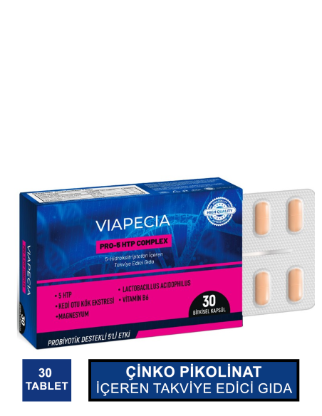 Viapecia Pro 5-Htp Complex 30 Kapsül 