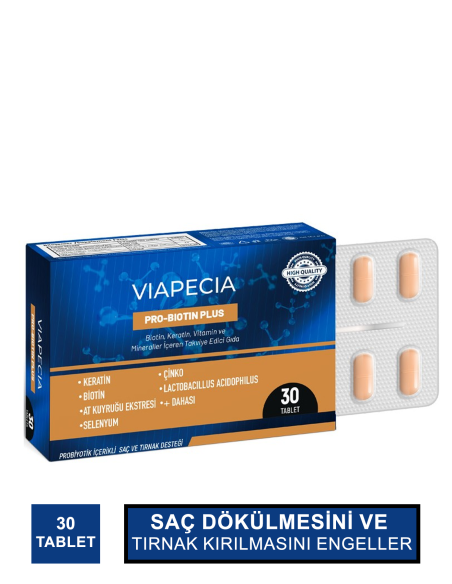 Viapecia Pro Biotin Plus 30 Tablet 