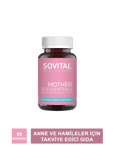 Sovital Mother 60 Kapsül (S.K.T 07-2025) 