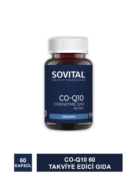 Sovital CO-Q10 60 Kapsül (S.K.T 09-2025) 