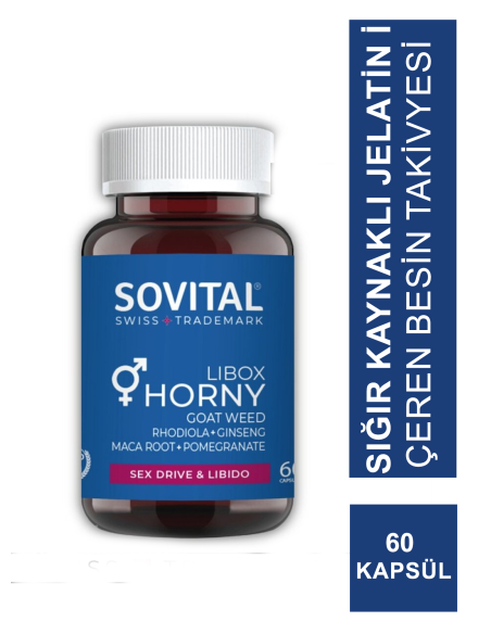 Sovital Libox Horny 60 Kapsül (S.K.T 09-2025) 