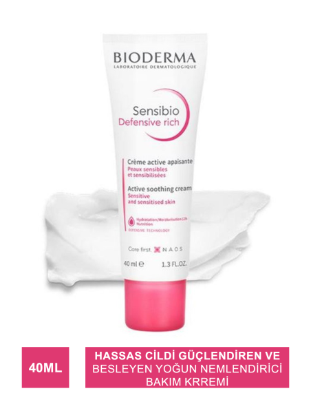 Bioderma Sensibio Defensive Rich Cream 40 ml (S.K.T 03-2025) 