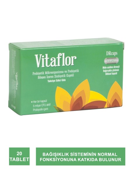 Vitaflor Probiyotik 10 Kapsül (S.K.T 08-2024) 