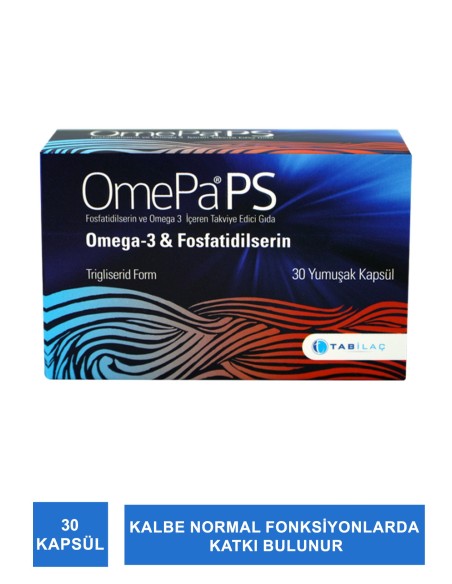 OmePa PS Omega3 & Fosfatidilserin 30 Kapsül 